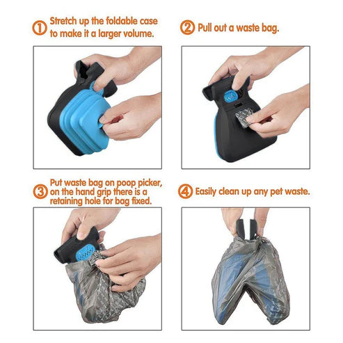 PawTasticLife™ Portable Folding Dog Poop Scooper