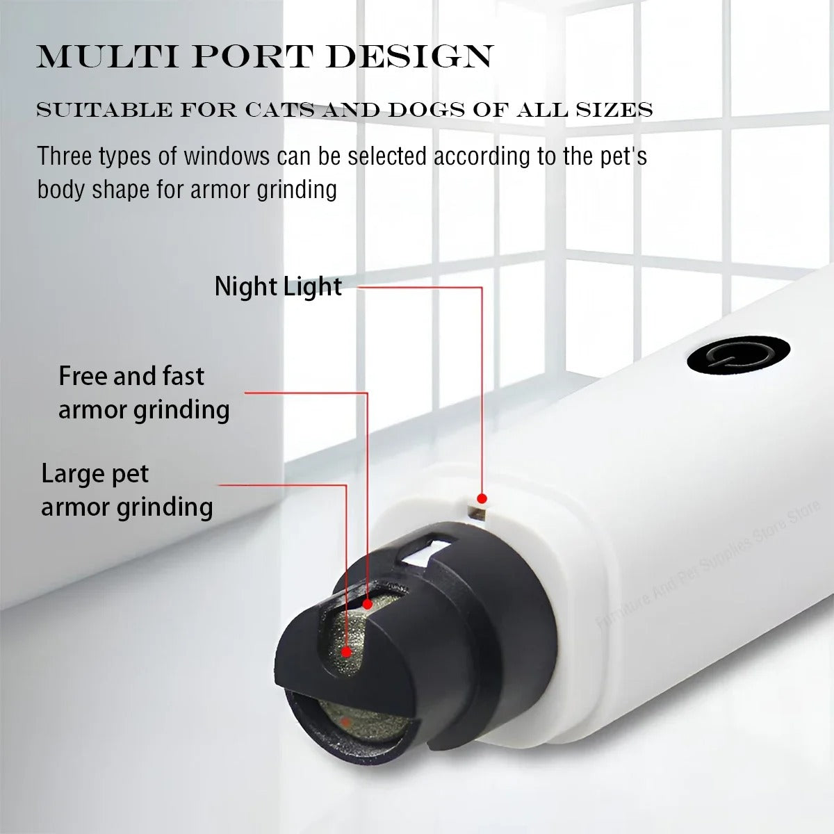 PawTasticLife™ - LED Electric Pet Nail Grinder