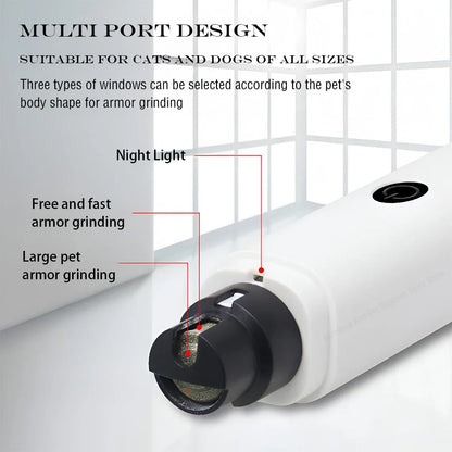 PawTasticLife™ - LED Electric Pet Nail Grinder