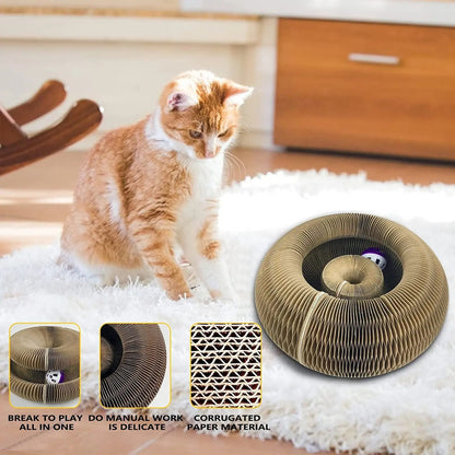PawTasticLife™Magic Cat Scratch Organ Board Cat Toy