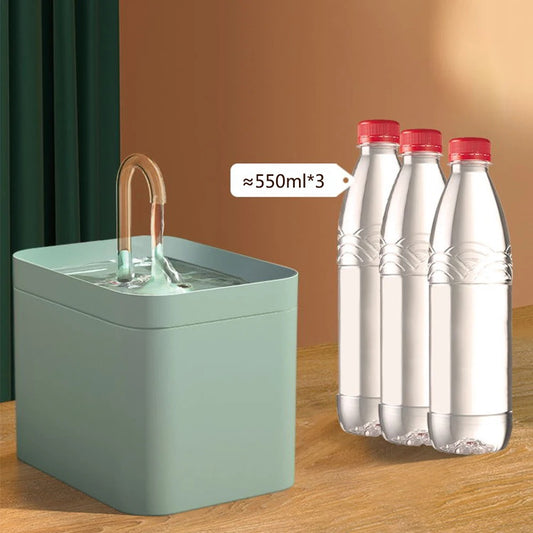 PawTasticLife™ Premium Cat Water Fountain – 1.5L Silent & Filtered Dispenser