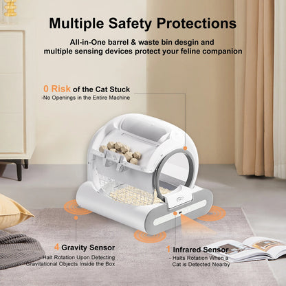 PawTasticLife™ Automatic Self-Cleaning Cat Litter Box