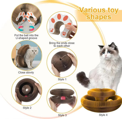 PawTasticLife™Magic Cat Scratch Organ Board Cat Toy