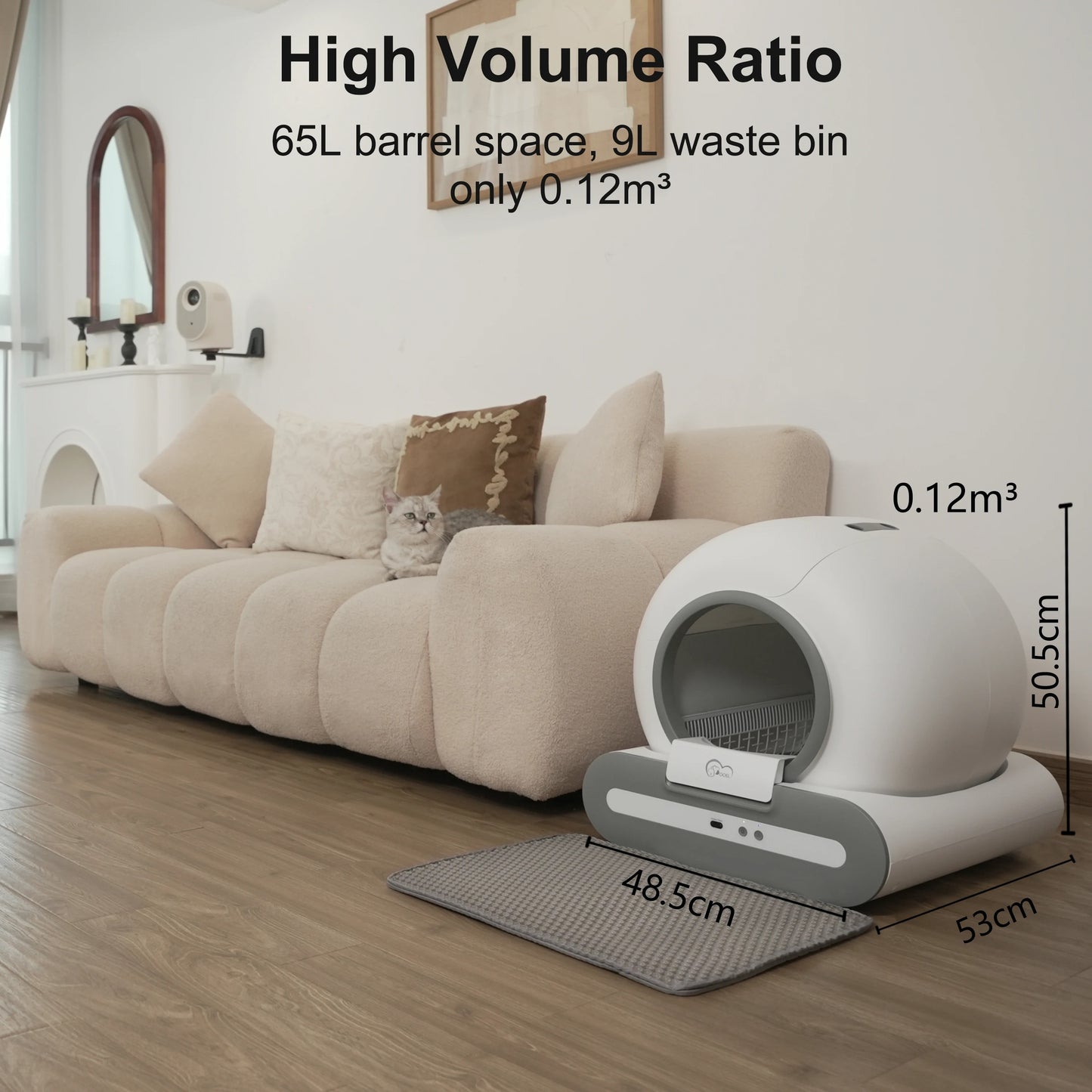 PawTasticLife™ Automatic Self-Cleaning Cat Litter Box