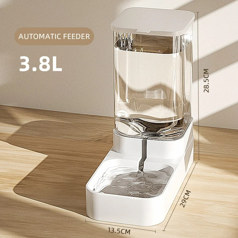 PawTasticLife™Dog Feeder Cat Automatic Feeding Water Bowl Transparent