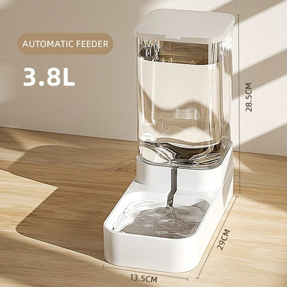 PawTasticLife™Dog Feeder Cat Automatic Feeding Water Bowl Transparent