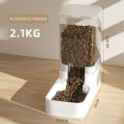 PawTasticLife™Dog Feeder Cat Automatic Feeding Water Bowl Transparent